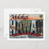 Molokai, Hawaii – ラージレターシーン ポストカード (正面/裏面)
