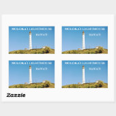 Moloka'i Light house, Hawai'i Stickers 長方形シール (シート)