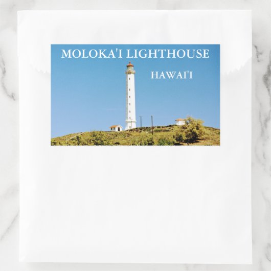 Moloka'i Light house, Hawai'i Stickers 長方形シール (バッグ)