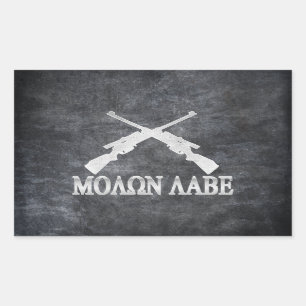 MolonのLabeによって交差させるライフルの第2修正 長方形シール