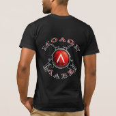 molonのlabeのスパルタ式の盾 tシャツ (裏面)