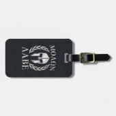 Molon Labeのクロムはグリルのスパルタ式のヘルメットを好みます ラゲッジタグ (正面横)