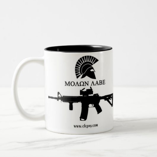 Molon Labeのコーヒー・マグ ツートーンマグカップ (左)