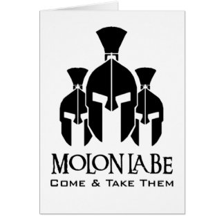 MOLON LABEの三重の脅威の単語