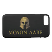 Molon Labe (それに迷彩柄版を得れば来られる) Case-Mate iPhoneケース (裏面(横))