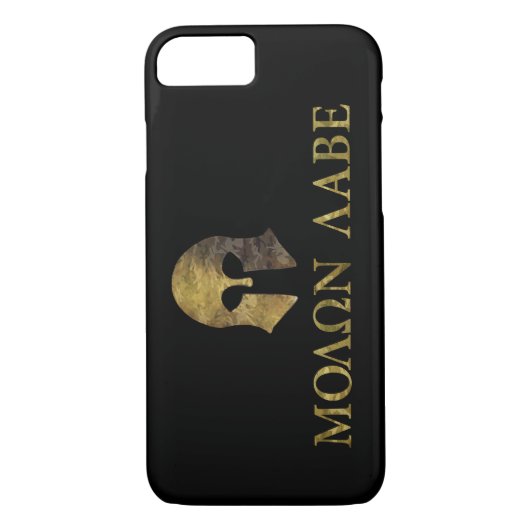 Molon Labe (それに迷彩柄版を得れば来られる) Case-Mate iPhoneケース (裏面)