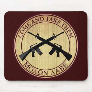 Molon Labe (それらを取れば来られる) マウスパッド