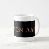Molon Labe (それを得れば来られる) コーヒーマグカップ (正面右)