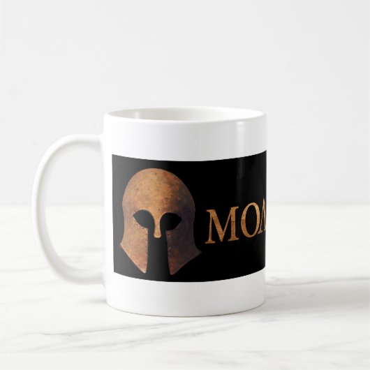 Molon Labe (それを得れば来られる) コーヒーマグカップ (左)