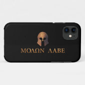 Molon Labe (それを得れば来られる) Case-Mate iPhoneケース (裏面(横))