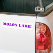 MOLON LABE! バンパーステッカー (トラック上)