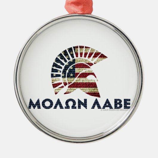 Molon Labe! メタルオーナメント (正面)