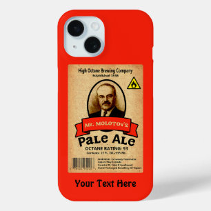 Molotov氏のAleラベル淡い色のケースメイトiPhoneケース iPhone 15ケース