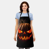 Molten Glow Pumpkin Masterpiece エプロン (着用した状態)