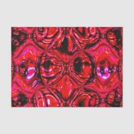 'Molten Red' Abstract Tissue Paper 薄葉紙