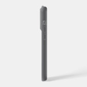 💎 Molten Silver Name Art – Chrome Liquid Drip iPhoneケース (左側面)