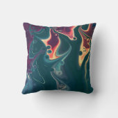 Molten Waves in Midnight Motion クッション (裏面)