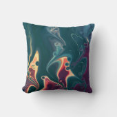 Molten Waves in Midnight Motion クッション (正面)