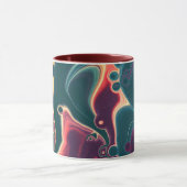 Molten Waves in Midnight Motion マグカップ (中央)