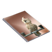 Moluccanオウムのノート ノートブック (右側)