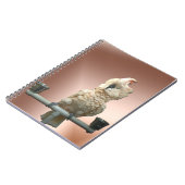 Moluccanオウムのノート ノートブック (左側)