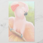 Moluccanオウムの文房具 便箋 (正面)