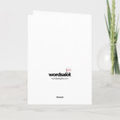 Momおもしろいハロウィーンカー祝ドアウト カード (裏面)