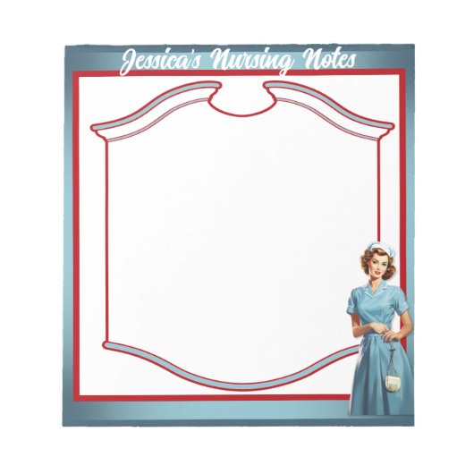 Momおよびナースメモ帳 ノートパッド (正面)