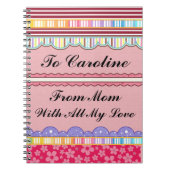 Momからのジャーナルの考え – SRF ノートブック (正面)