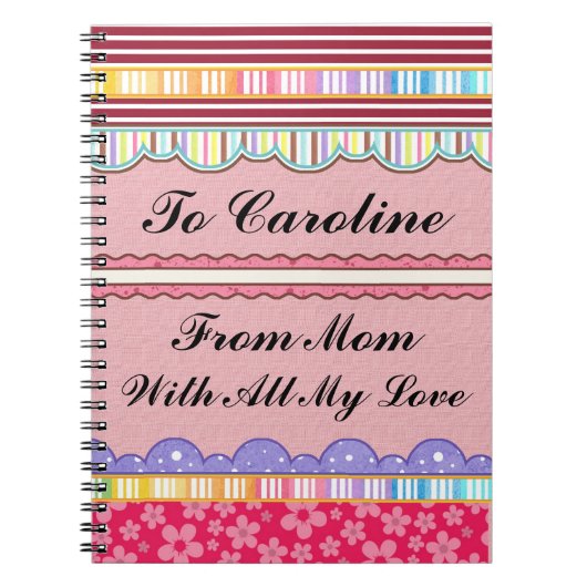 Momからのジャーナルの考え – SRF ノートブック (正面)