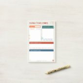 MomからのノートItノートの投稿 ポストイット (デスク上)