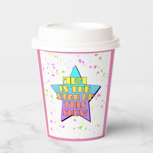 MOMがこの番組の主役だ 紙コップ (正面)