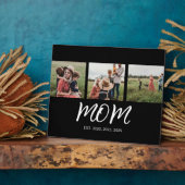 Momがスクリプエレガントトを確立した黒3枚の写真 フォトプラーク (側面)