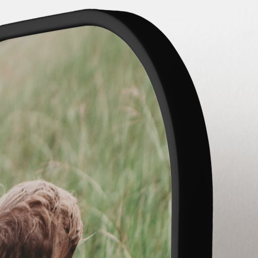 Momが確立したおもしろいスクリプトの写真 ピックルボールラケット (左詳細)