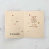 MOMとパパ、感謝祭恵み、水玉模様 シーズンカード (内部)