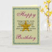 Momに自分のカードをパーソナライズ カード (黄色い花)