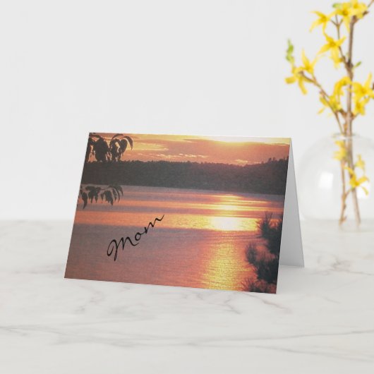 MomのグリーティングカードAny大事な行事 カード (黄色い花)