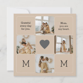 Momのフォトコラージュ – グリーティングカード