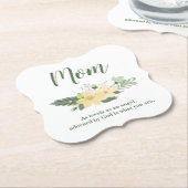 Momのフローラ感動的引用文 ペーパーコースター (アングル)