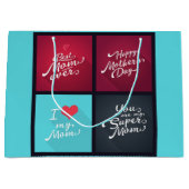 Momのメッセージ ラージペーパーバッグ (正面)