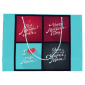 Momのメッセージ ラージペーパーバッグ (裏面)