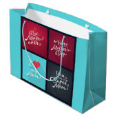 Momのメッセージ ラージペーパーバッグ (裏面アングル)