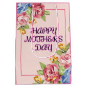 Momの放射開花 ミディアムペーパーバッグ (裏面)