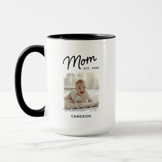 Momの記念日フォトギフト マグカップ (左)