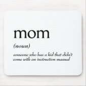 MOMの辞書定義 マウスパッド (正面)