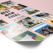 MOMは最高の常に母の誕生日ギフト フォトプリント            (角)