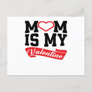 MoMは私のバレンタイン Mother Valentine's Day Gift ポストカード