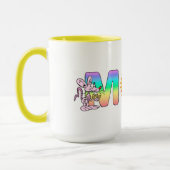 MOMひまわり花とネズミ マグカップ (左)