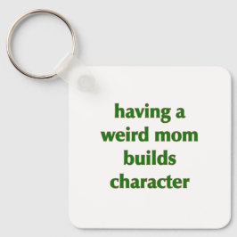 Momを構築風変わりするキャラクター- Key Ring キーホルダー