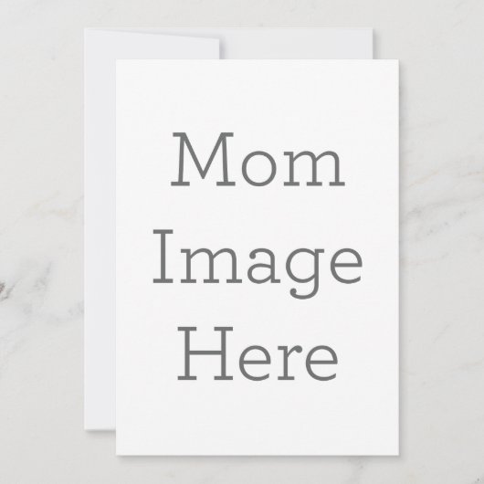 フラット招待状, サイズ: 12.7cm x 17.8cm, ペーパー: シグネチャーマット, 封筒: ホワイト (正面)